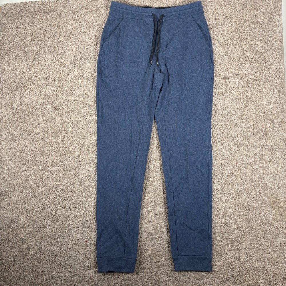 Public Rec All Day Every Day Jogger Mens 32x34 Heather Navy Blue Pima Cotton